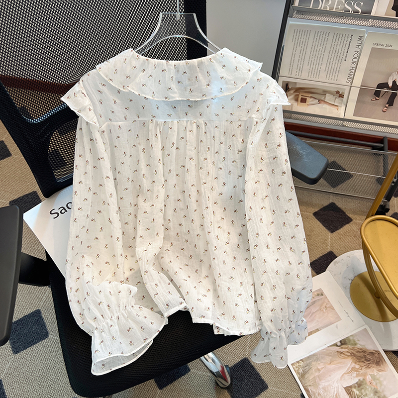 France style tops temperament shirt for women