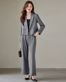 Short business suit suit pants 2pcs set for women