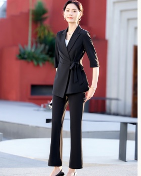 Temperament coat loose business suit 2pcs set for women