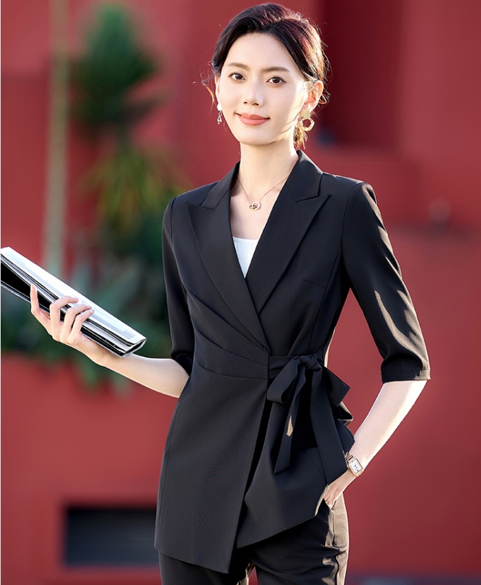 Loose spring coat temperament Casual business suit for women