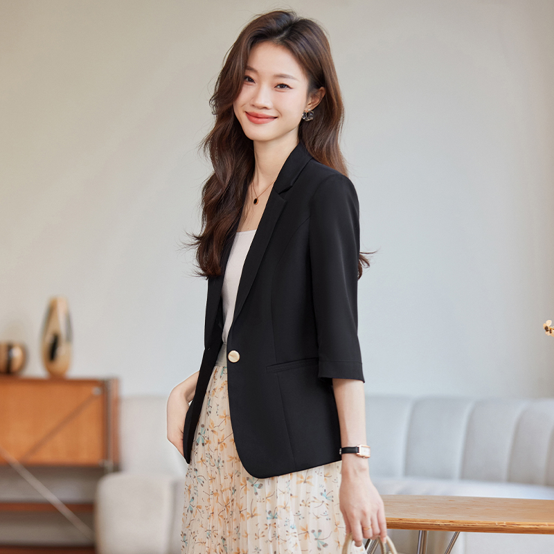 Temperament business suit short tops for women