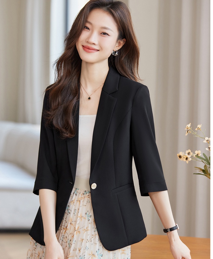 Temperament business suit short tops for women