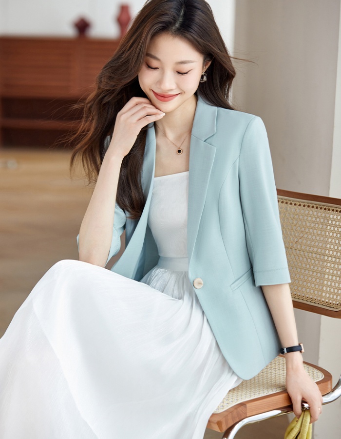 Temperament business suit short tops for women