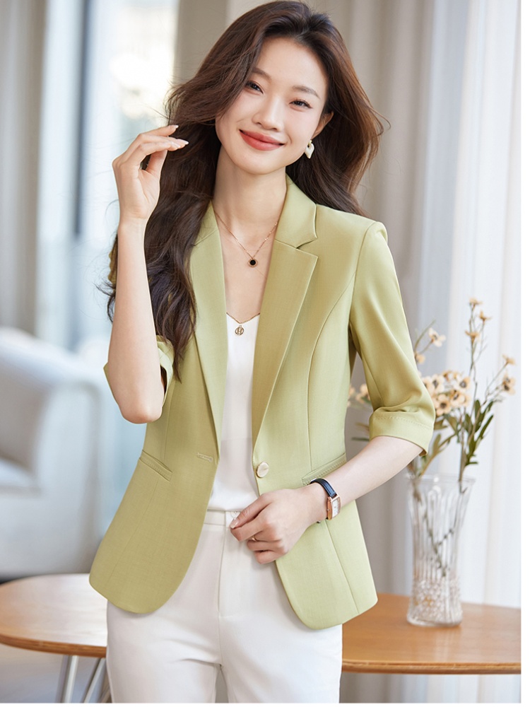 Temperament business suit short tops for women