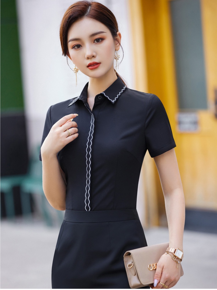 Summer skirt work clothing 2pcs set for women