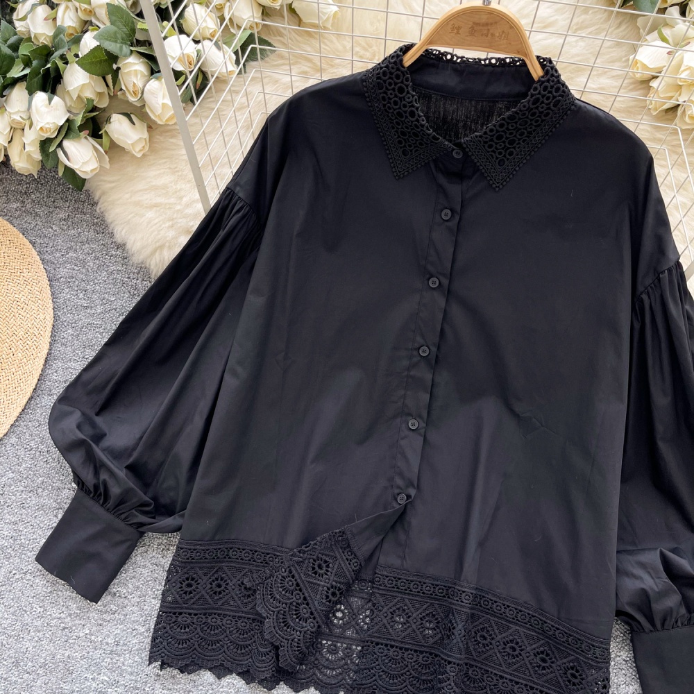 Korean style summer shirt temperament tops for women