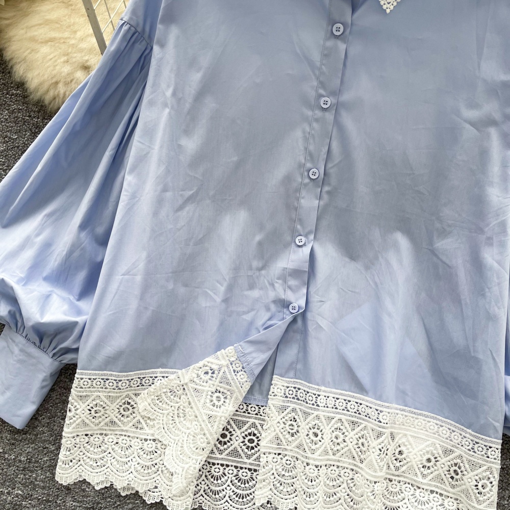 Korean style summer shirt temperament tops for women