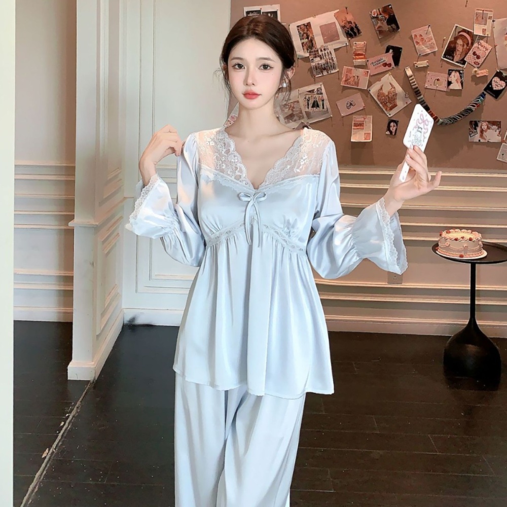 Enticement spring and summer sexy pajamas a set for women