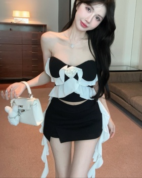 Fashion wrapped chest enticement sexy tops for women