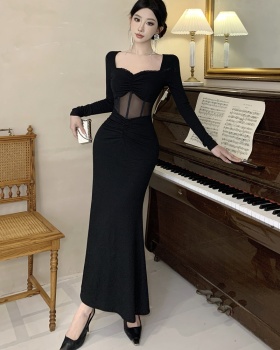 Sexy formal dress France style long dress for women