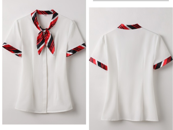 Chinese style work clothing temperament shirt 2pcs set