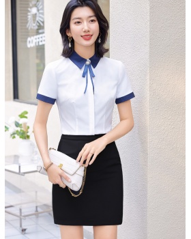 Profession skirt shirt 2pcs set for women