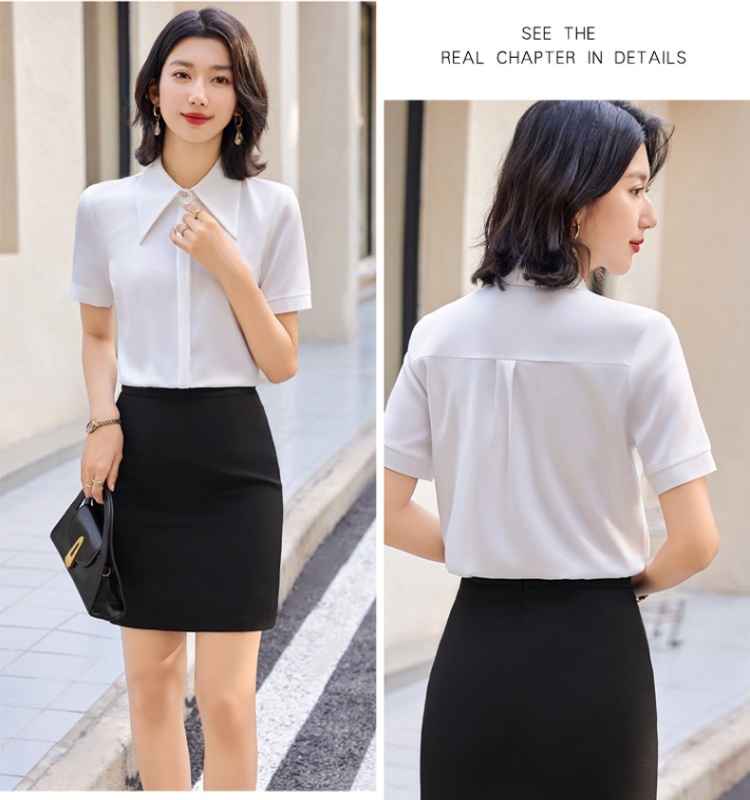 Temperament skirt profession shirt 2pcs set for women