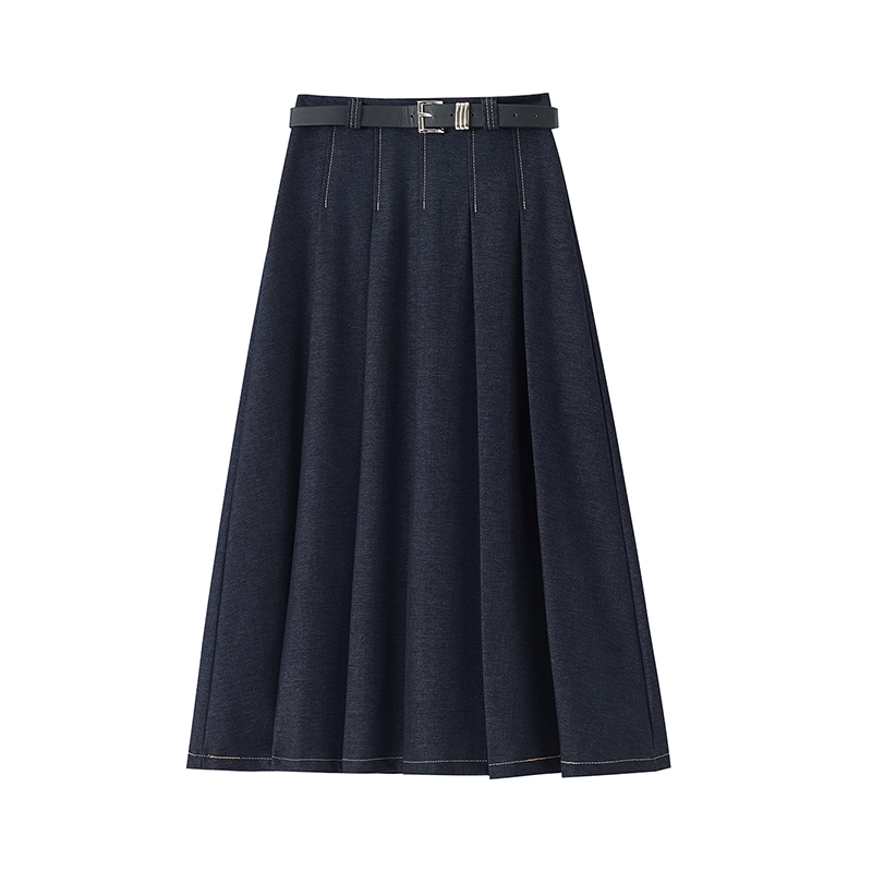 High waist Casual long dress slim spring skirt for women