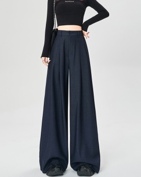 Drape spring and summer wide leg pants slim pants