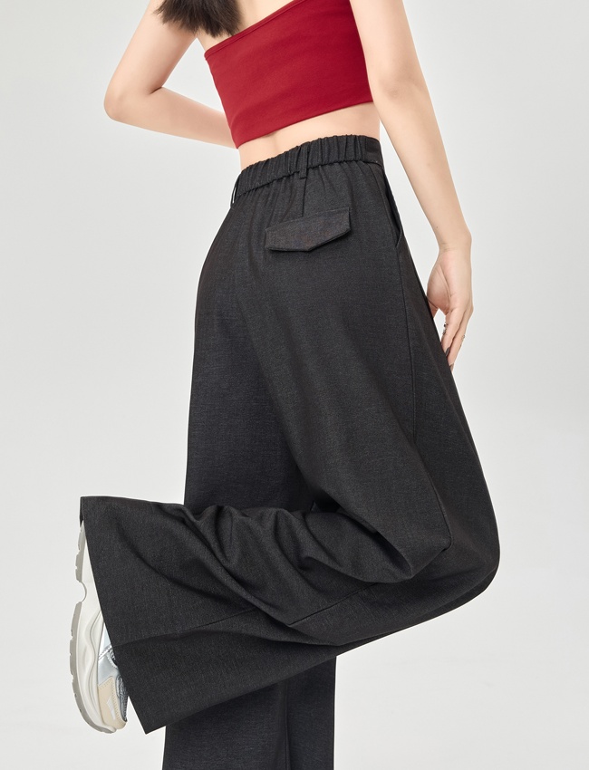 Drape spring and summer wide leg pants slim pants