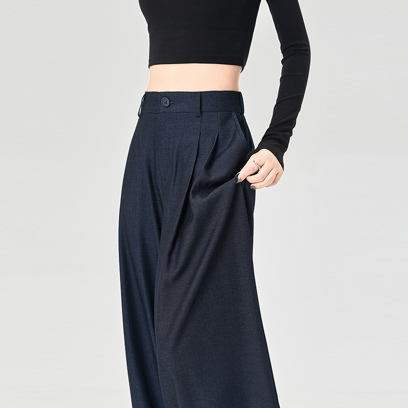 Drape spring and summer wide leg pants slim pants