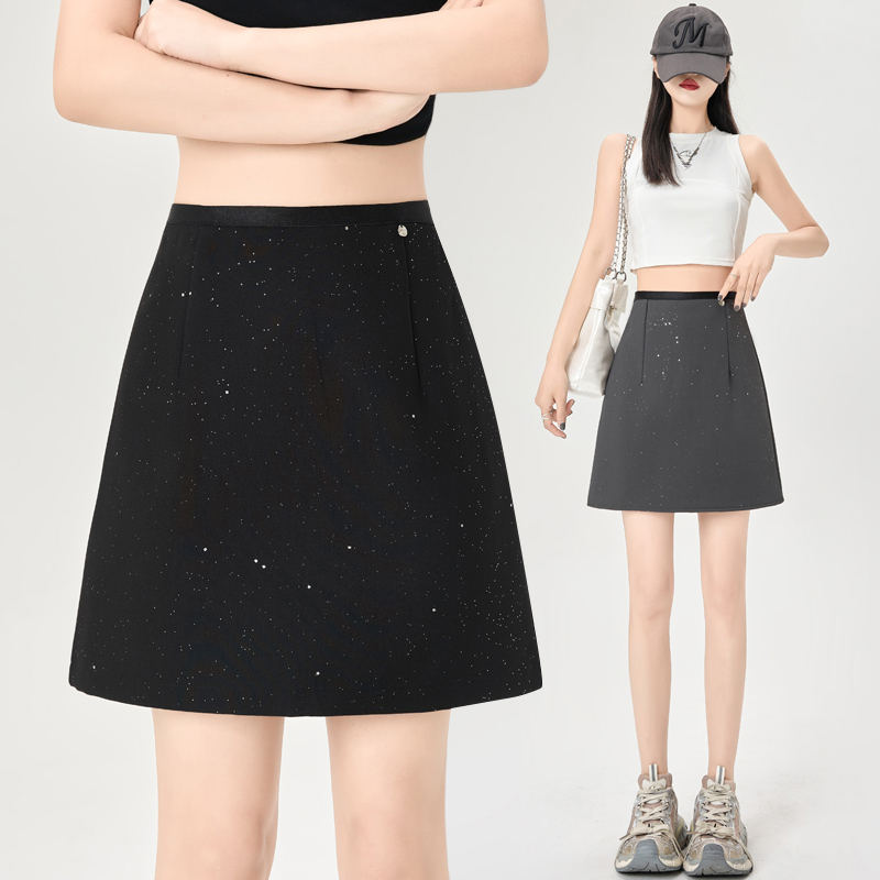 A-line skirt slim short skirt for women