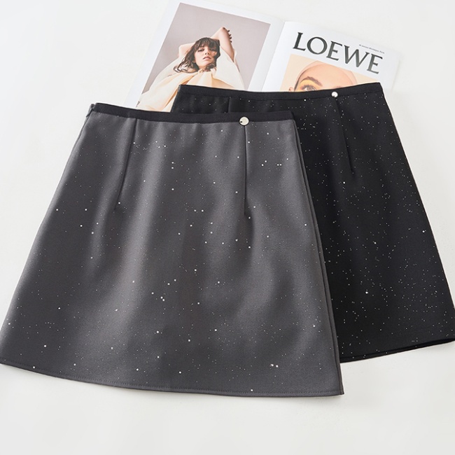 A-line skirt slim short skirt for women