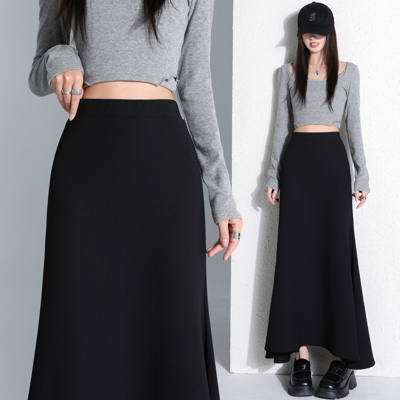 Spring and summer skirt black business suit for women