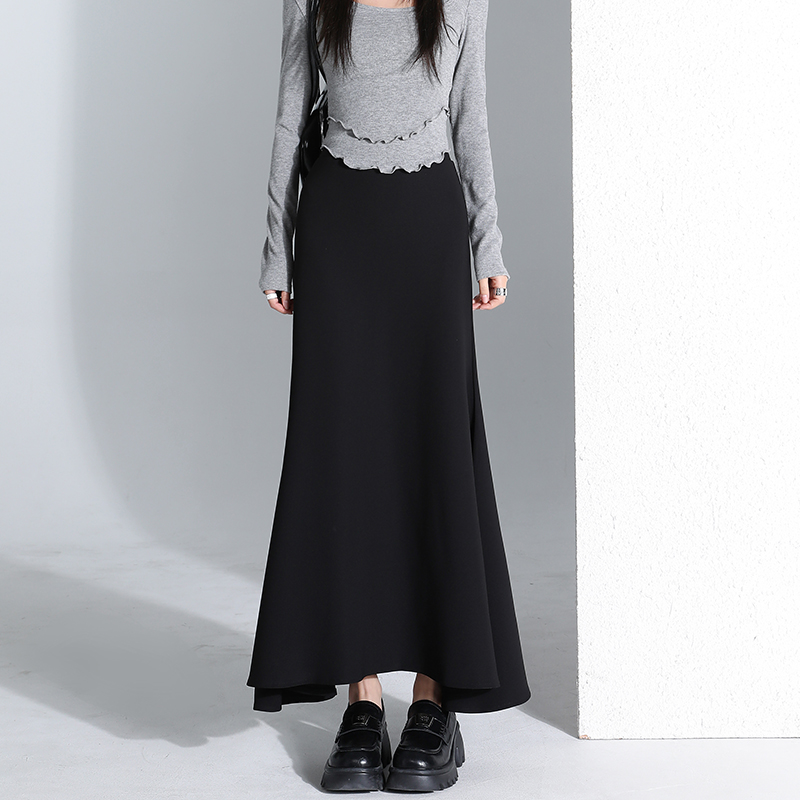 Spring and summer skirt black business suit for women