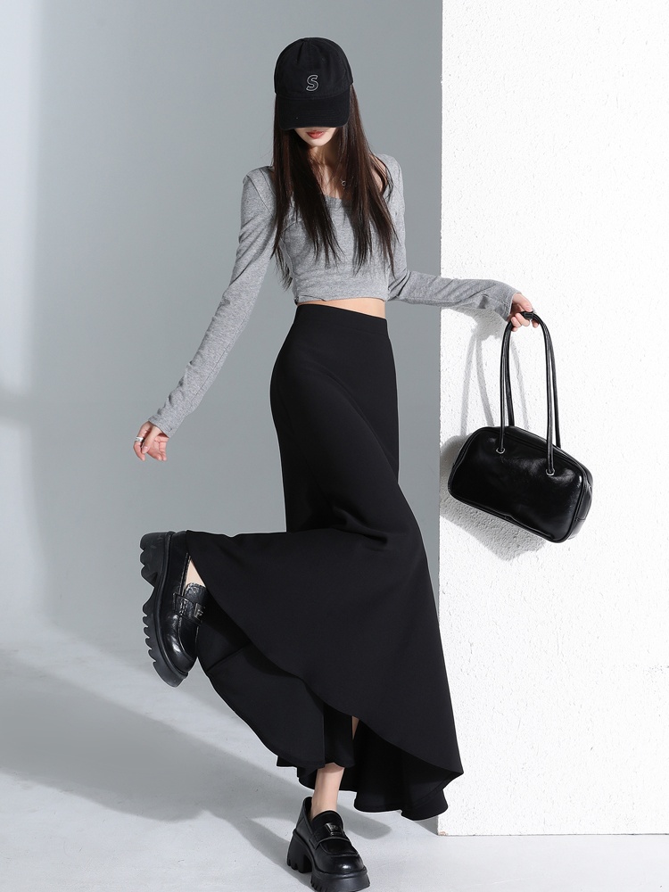 Spring and summer skirt black business suit for women