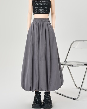 A-line skirt spring and summer long dress for women