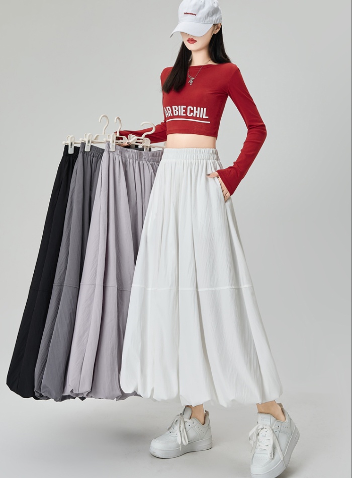 A-line skirt spring and summer long dress for women