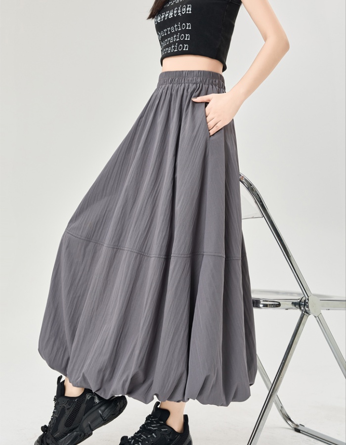 A-line skirt spring and summer long dress for women