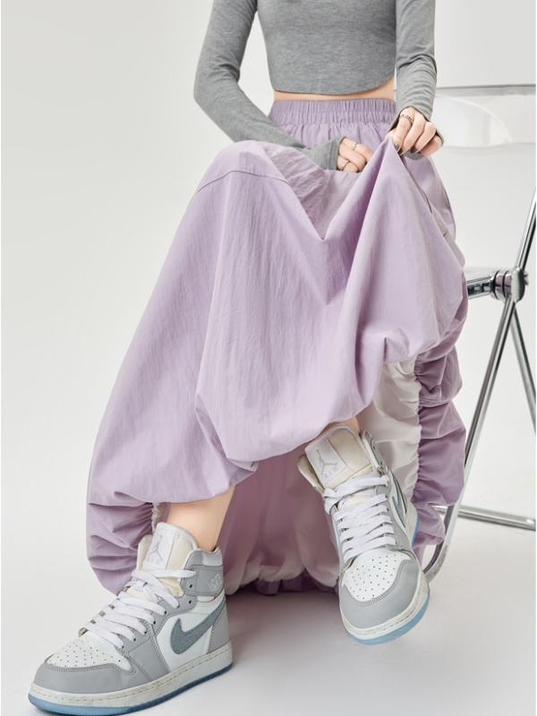 A-line skirt spring and summer long dress for women