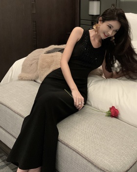 Slim long dress light luxury evening dress for women