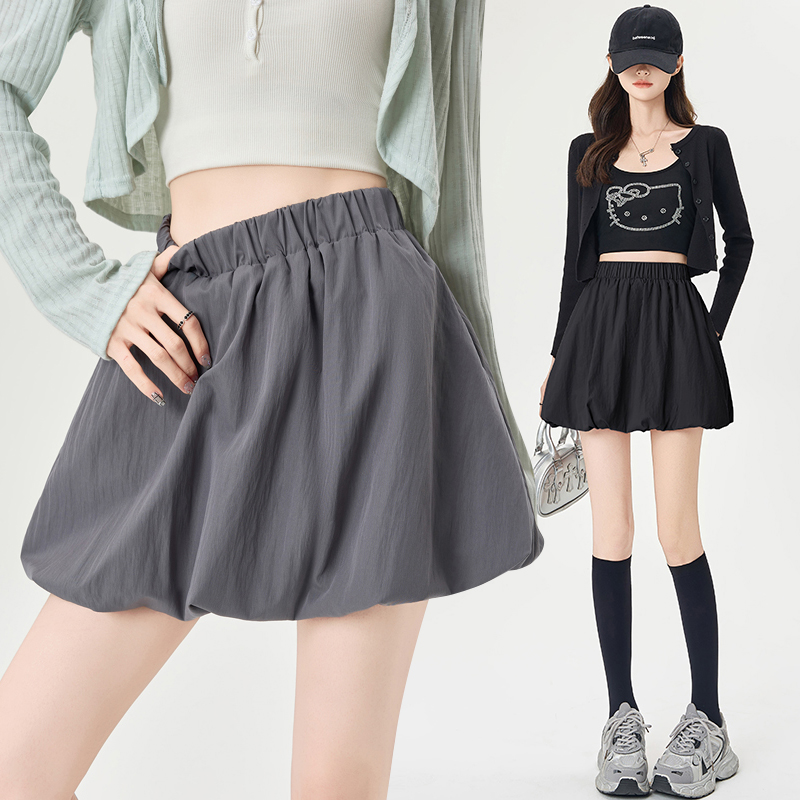 All-match anti emptied skirt pure bud skirt for women