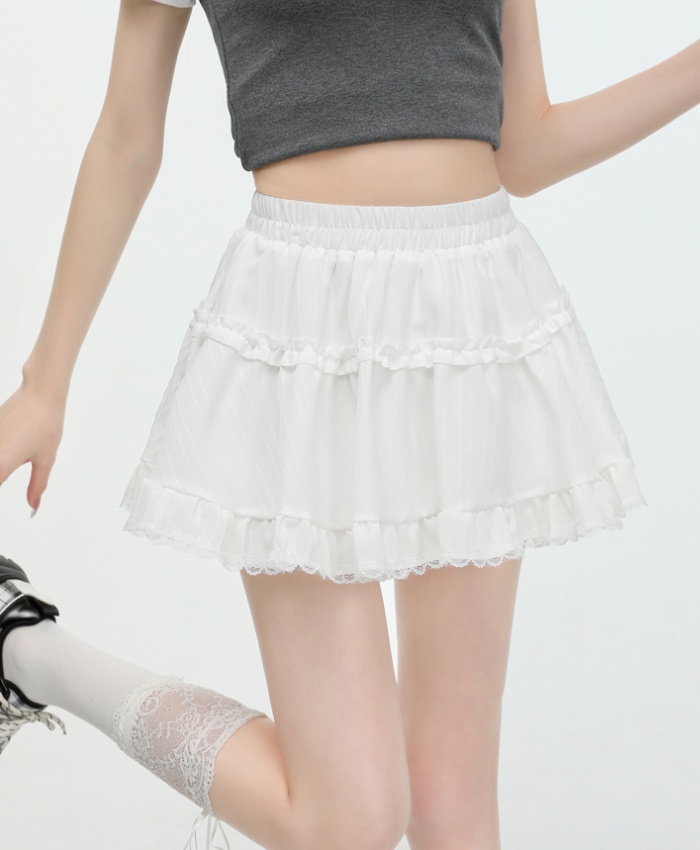 Cake sweet skirt thick and disorderly short skirt for women