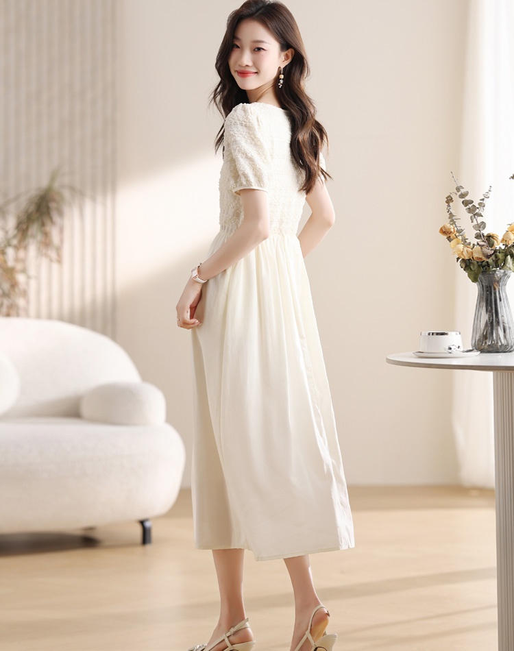 Drape summer long dress temperament dress for women