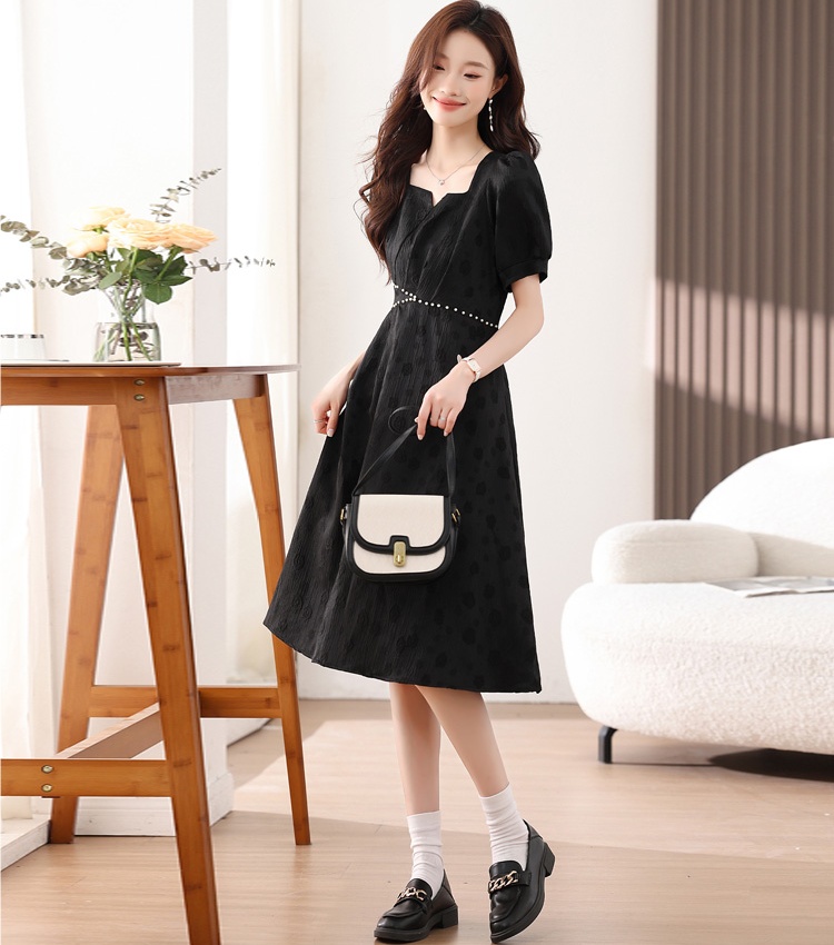 Fat long temperament spring and summer dress for women