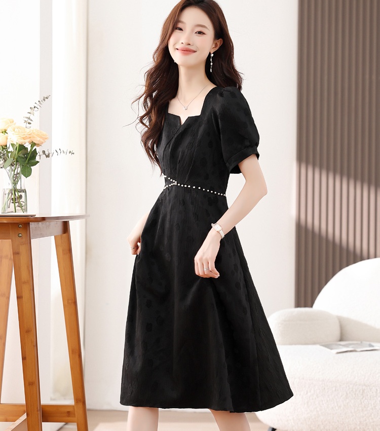 Fat long temperament spring and summer dress for women