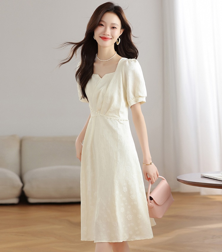 Fat long temperament spring and summer dress for women