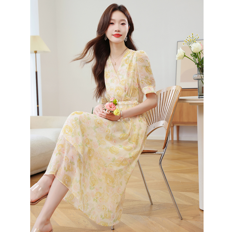 Casual dress temperament long dress for women