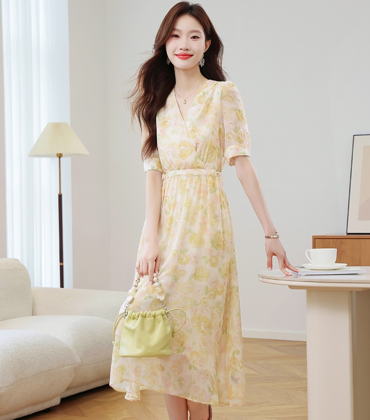 Casual dress temperament long dress for women