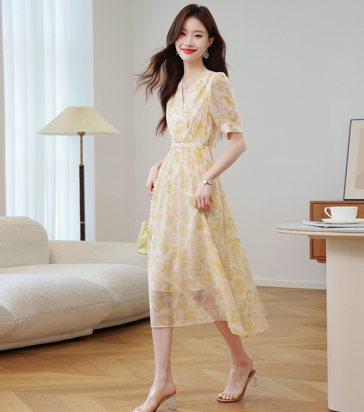 Casual dress temperament long dress for women