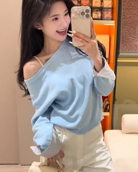 Fashion slim sweater temperament niche tops for women