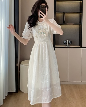 Embroidery dress cheongsam for women