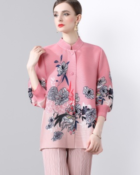 Large yard printing coat Western style tops for women