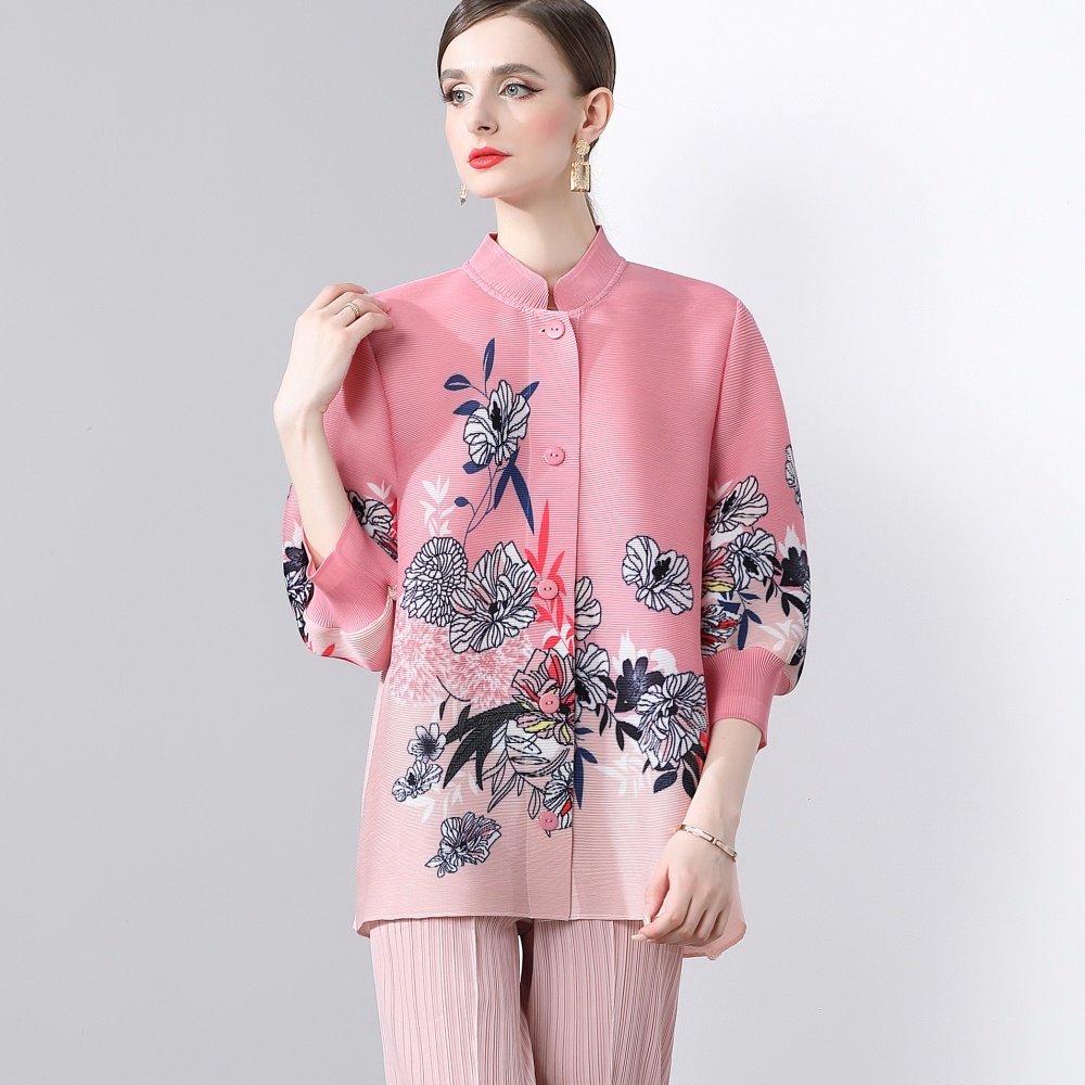 Large yard printing coat Western style tops for women