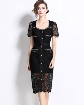 Beading slim long dress summer dress for women