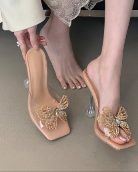 Transparent slippers rome sandals for women