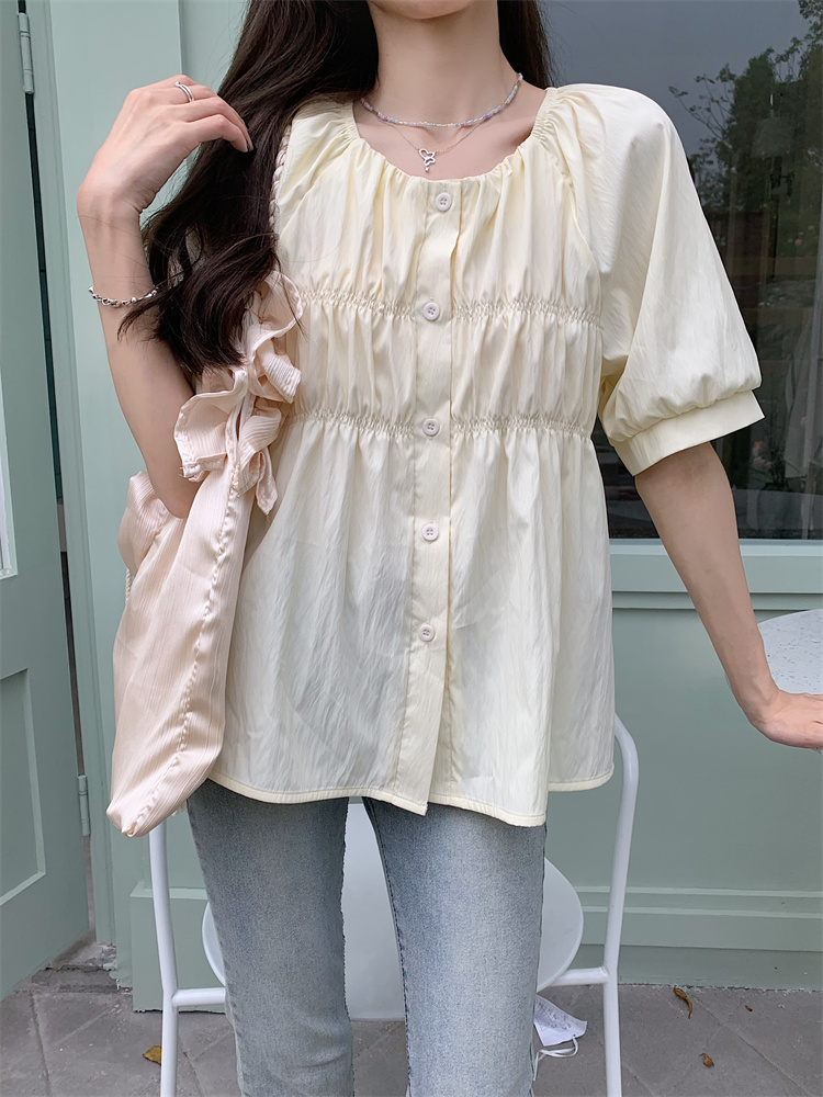 Large yard fat tops round neck shirt