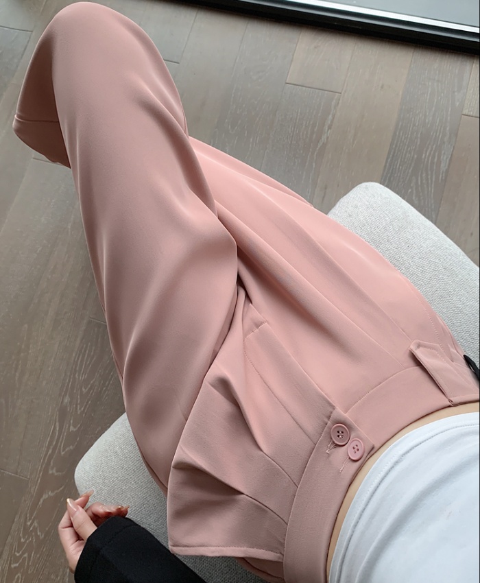 Slim straight pants summer Casual wide leg pants for women