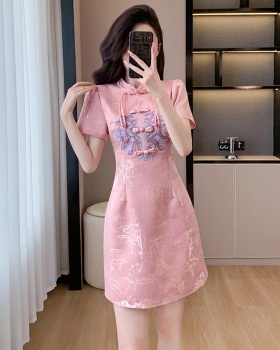 Chinese style summer dress fashion temperament cheongsam