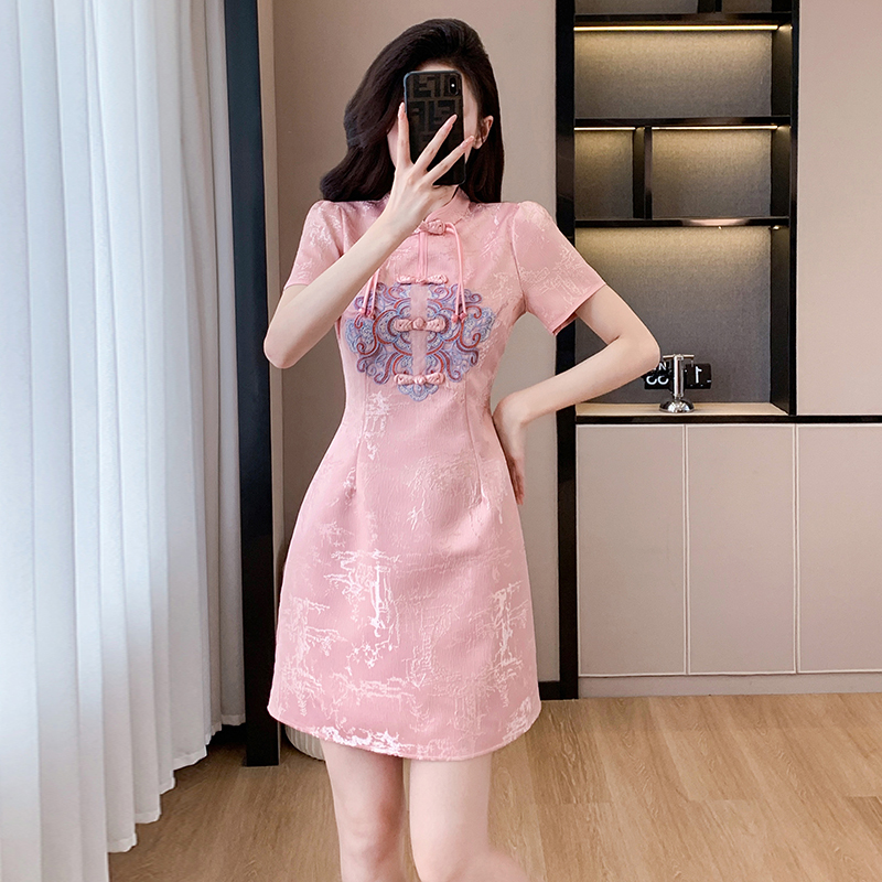 Chinese style summer dress fashion temperament cheongsam